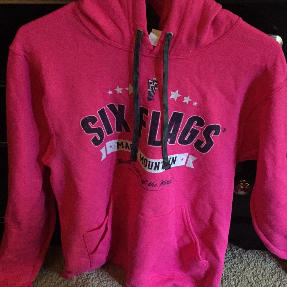 Pink hoodie